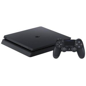 PlayStation 4 Slim 1TB Storage Console (Black) with one controller (Black)